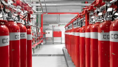 Газовое пожаротушение и система газодымоудаления